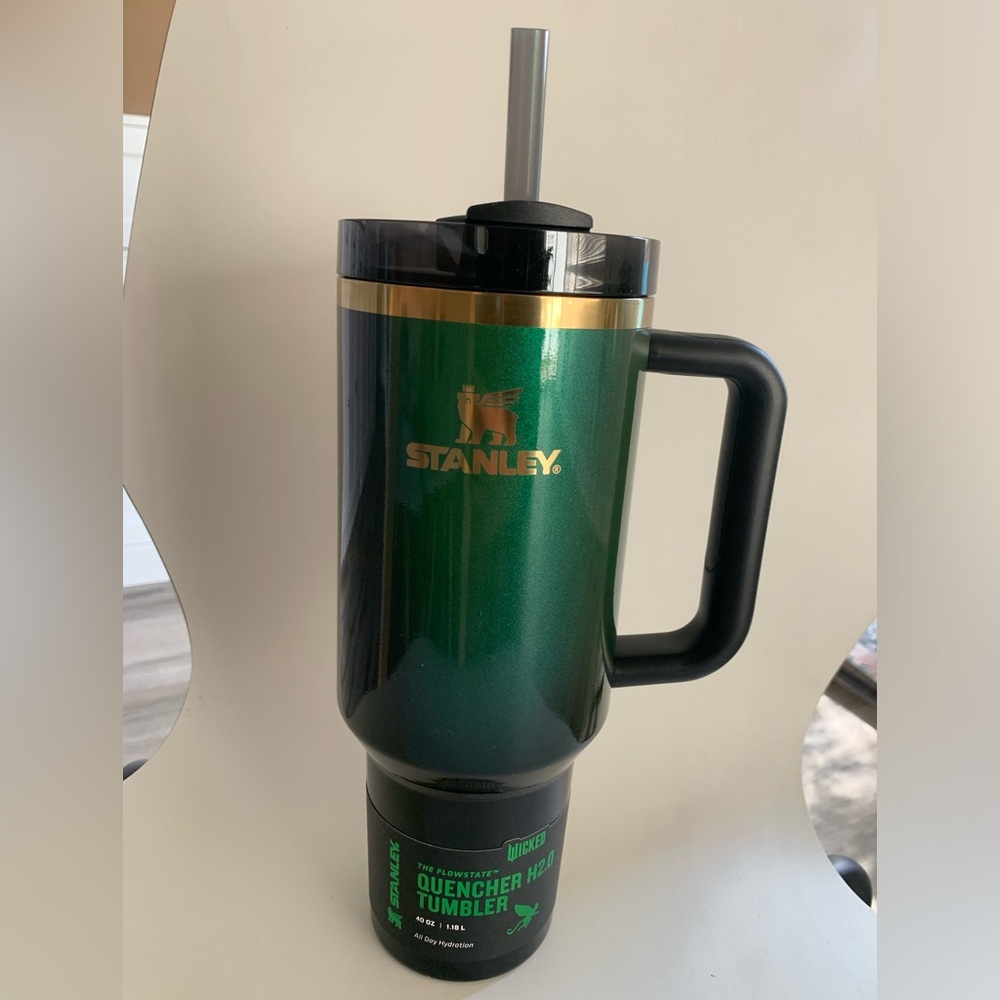 LIMITED EDITION WICKED GREEN Stanley Quencher H2.0 FlowState Tumbler, ELPHABA